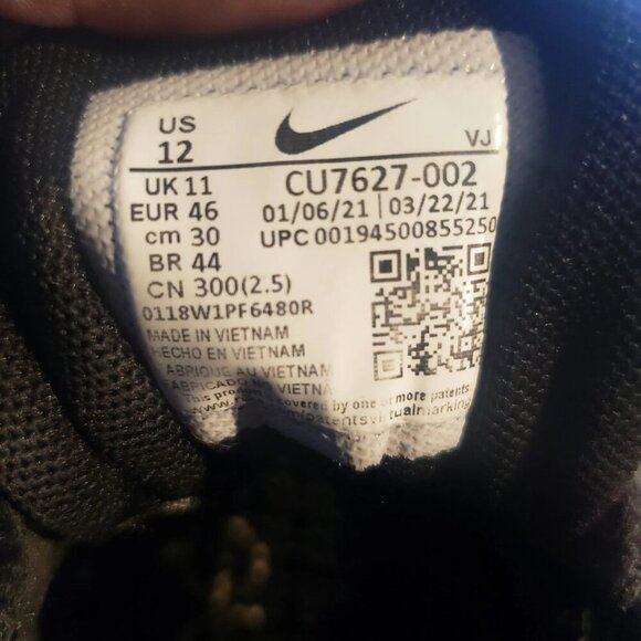 Nike ZoomX SuperRep Surge Mens Size 12 Black Athletic Running Shoes Sneakers - Picture 7 of 7